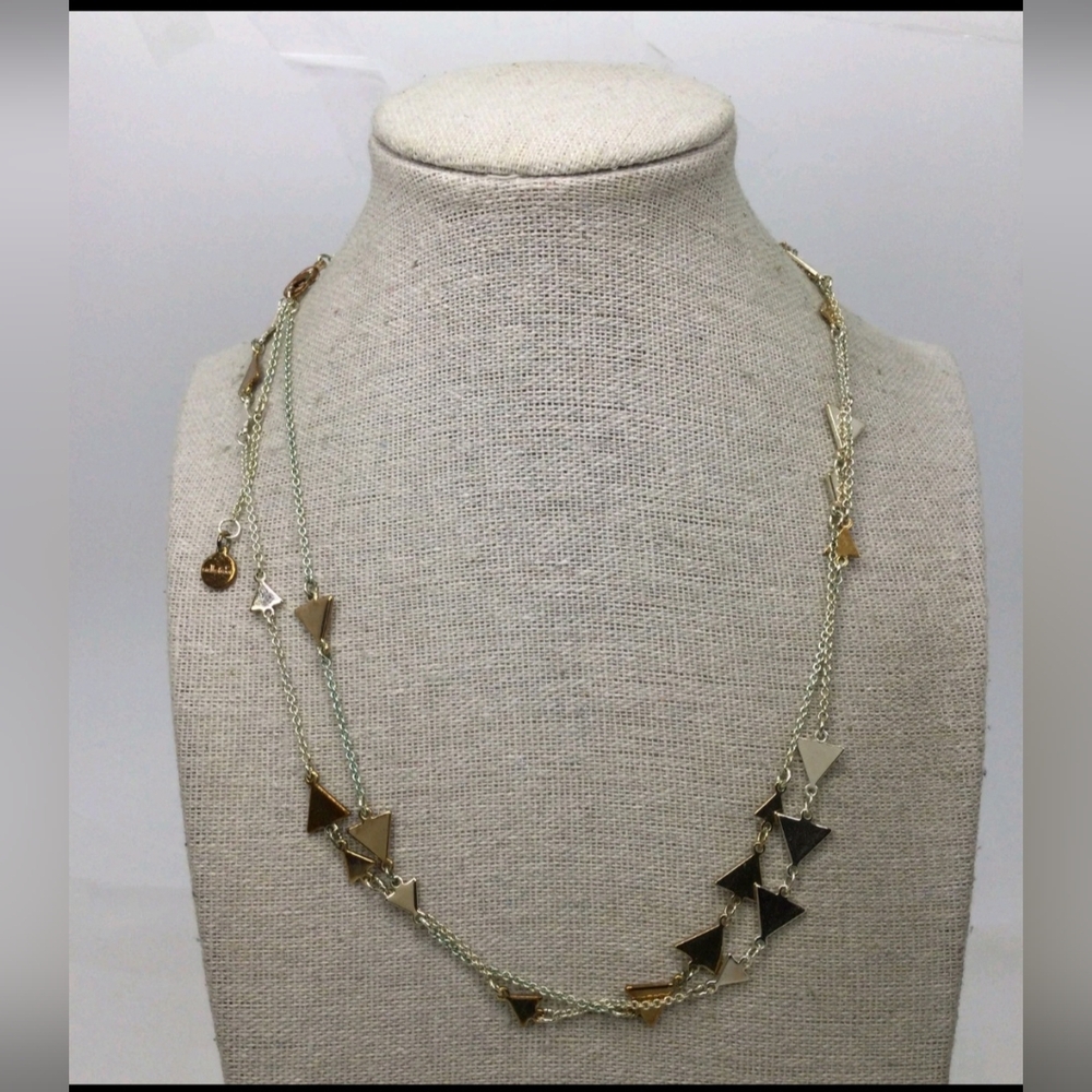 Stella & Dot Two-Tone Alexia Necklace 34"